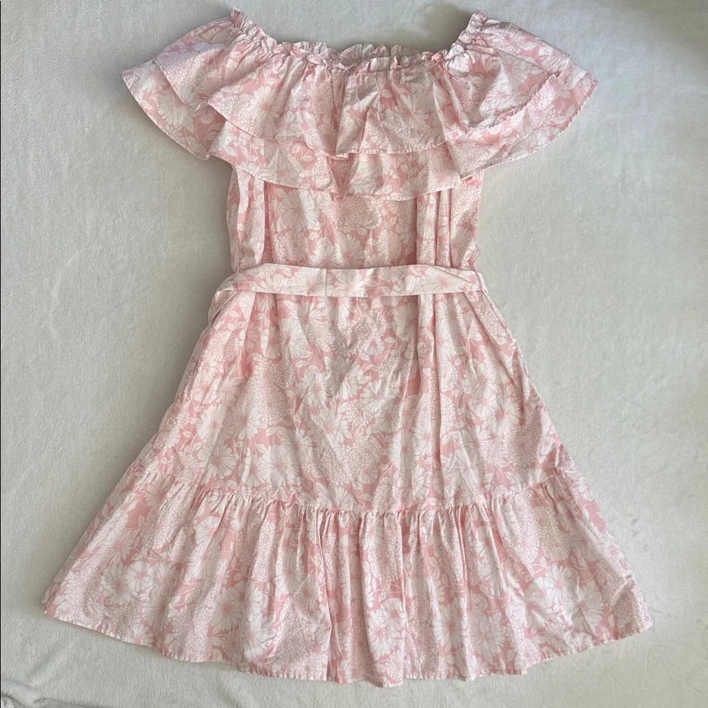 {NWT} Lisa Marie Fernandez x Target | Ruffle Off The Shoulder Floral Print Dress - Picture 11 of 16